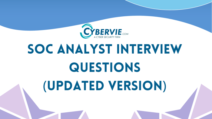 Soc analyst interview questions and answers