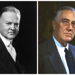 Hoover contrast lecture roosevelt compare fdr ppt powerpoint presentation