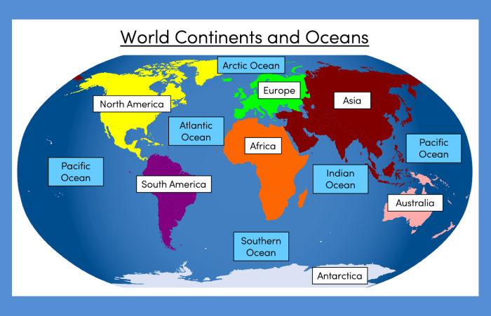 Continents map labeled oceans countries blank wallpapers printable