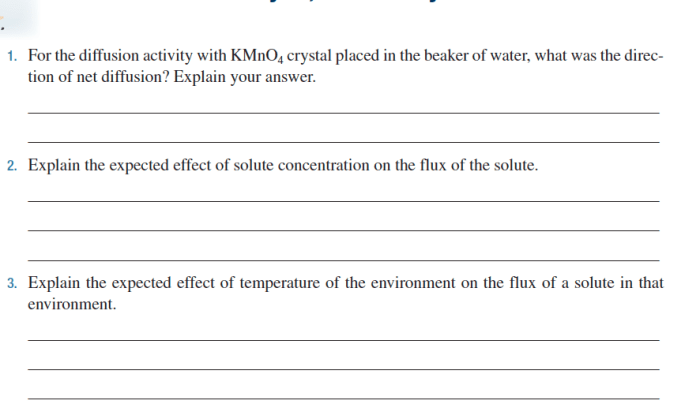 Chapter review diffusion and osmosis