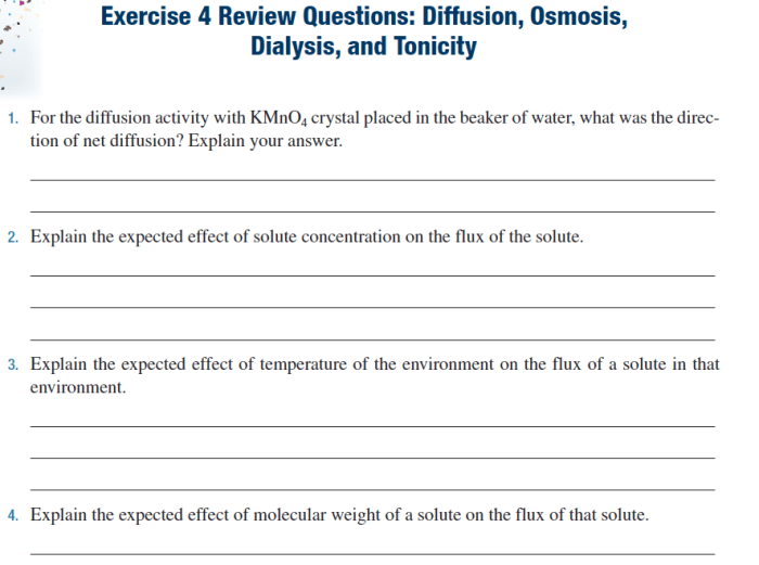 Chapter review diffusion and osmosis