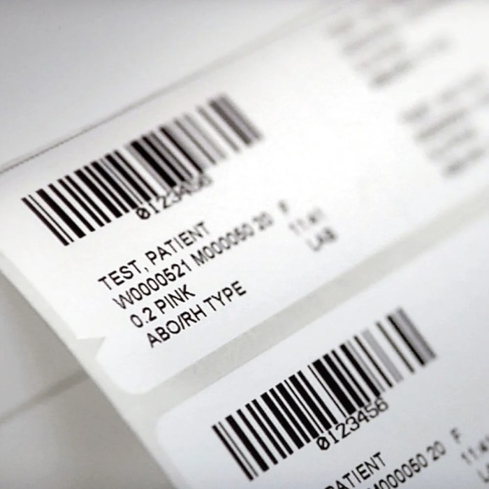 Labeling exercise 8-1 patient id and blood specimen label