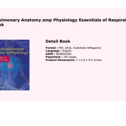 Cardiopulmonary anatomy and physiology 7th edition