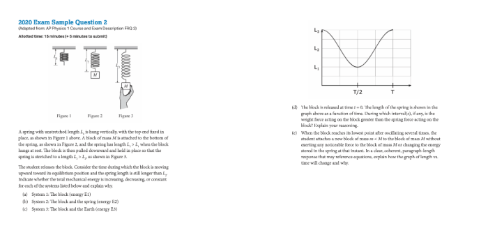 Ap physics 1 2022 practice exam 3 frq answers